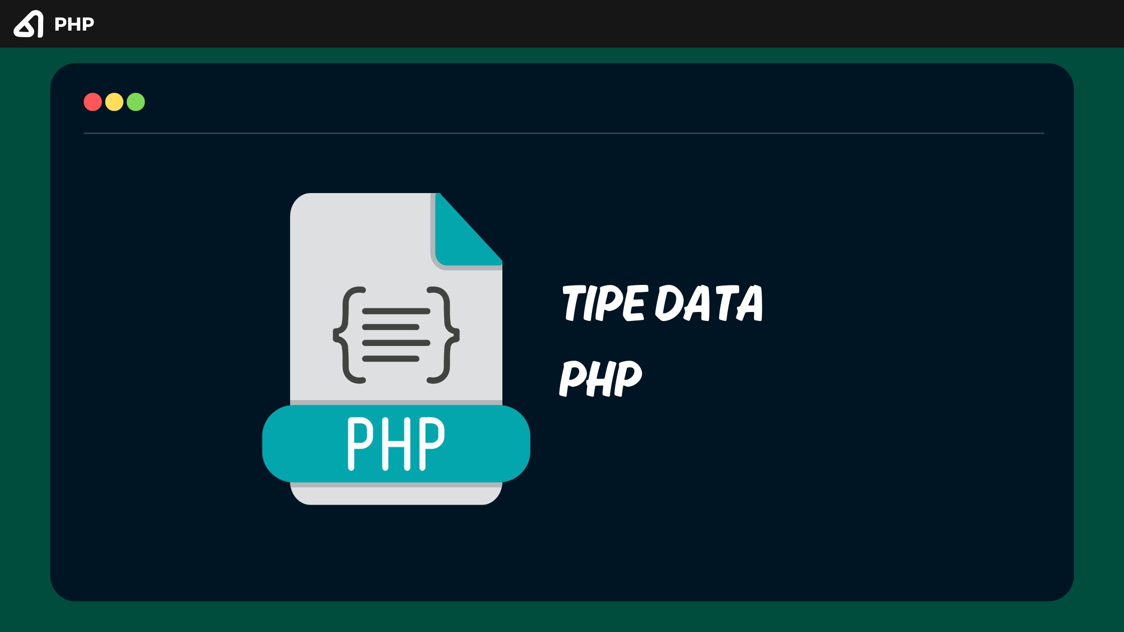 Tipe Data Pada PHP