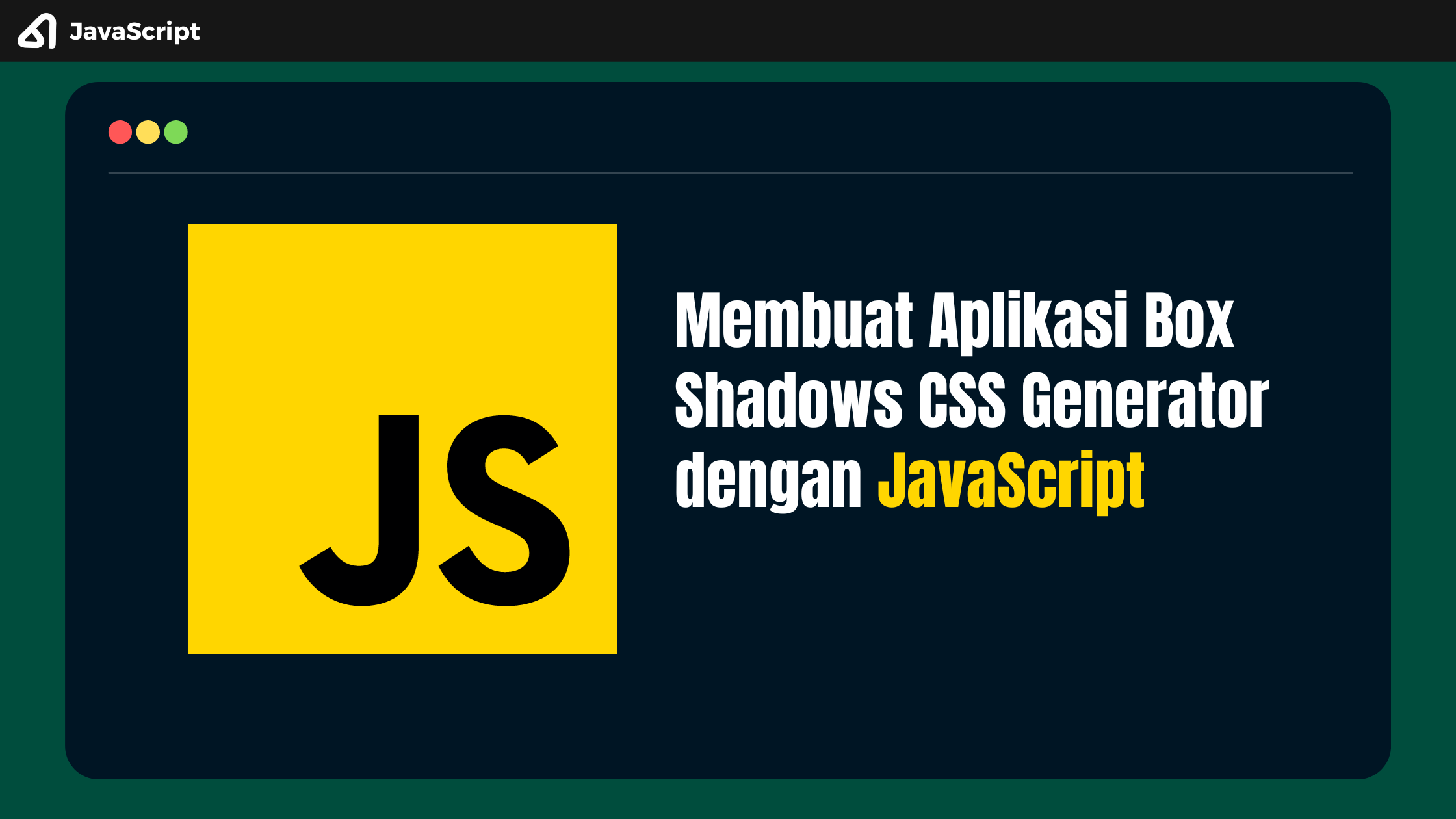 Membuat Aplikasi Box Shadows CSS Generator dengan JavaScript
