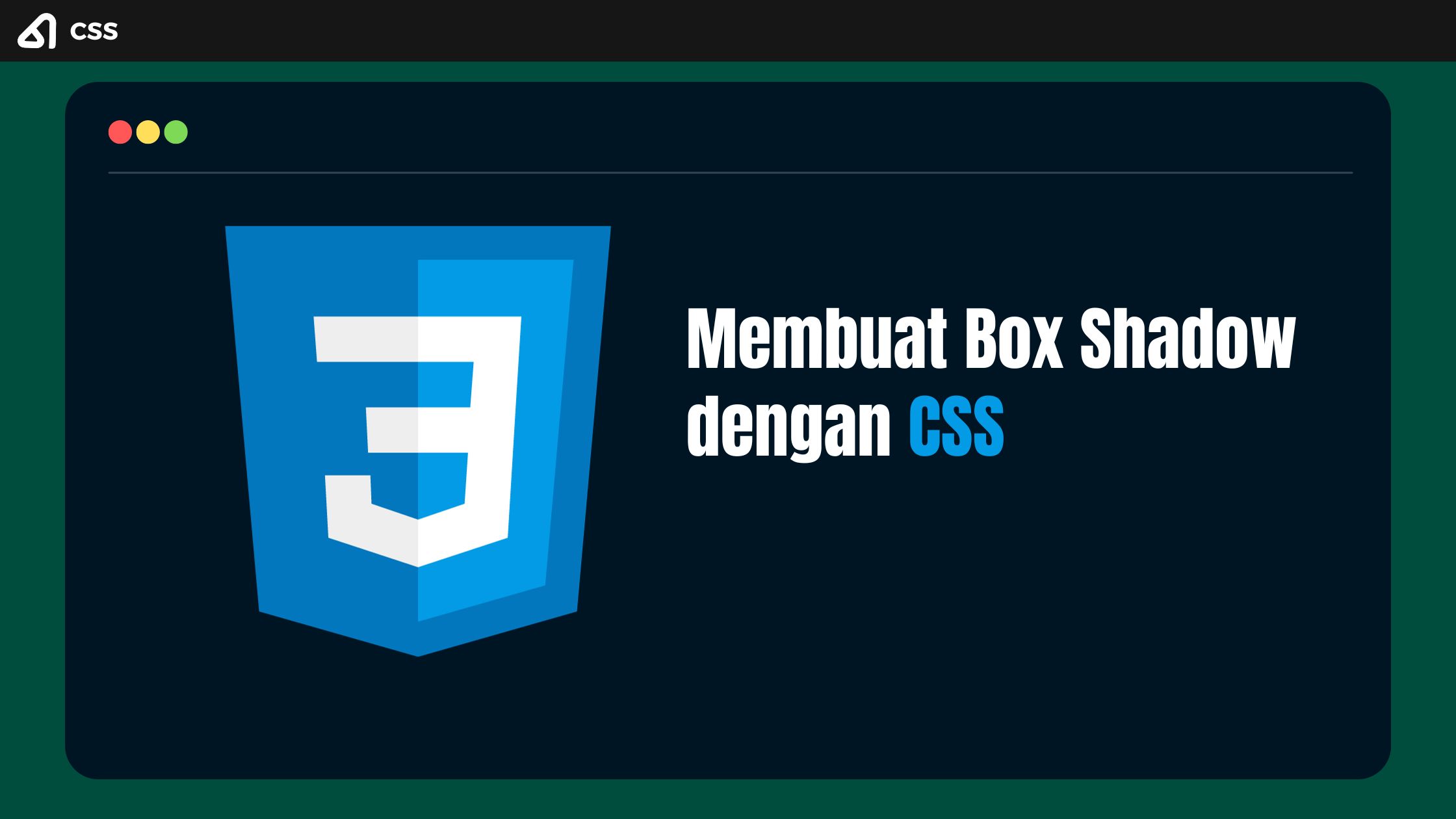 Membuat Box Shadow dengan CSS