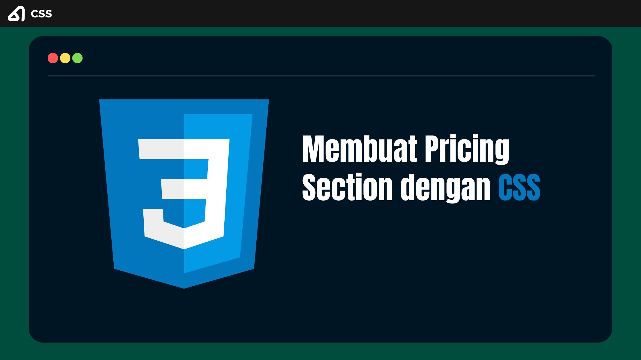 Membuat Pricing Section dengan CSS
