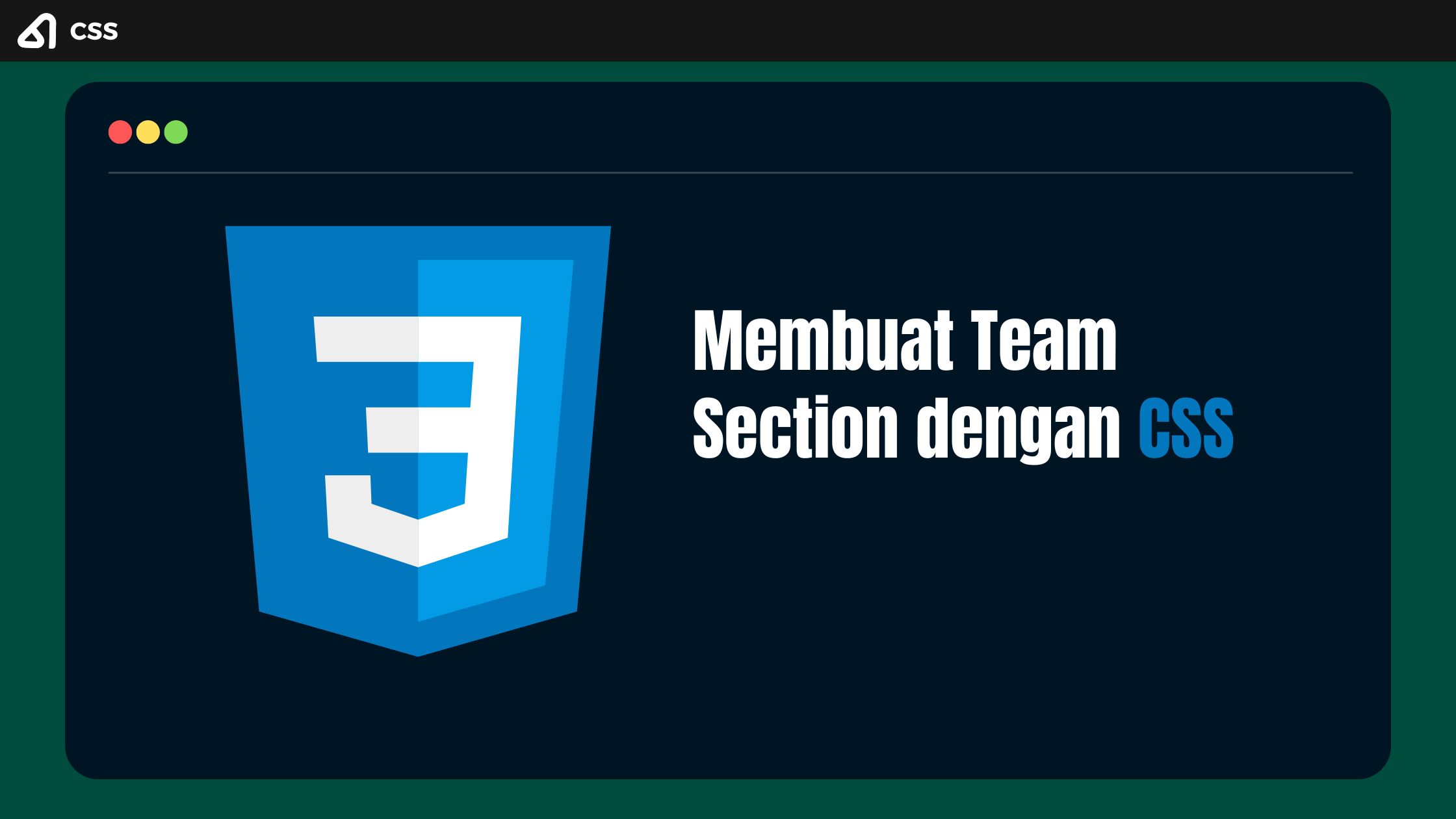 Membuat Team Section dengan CSS