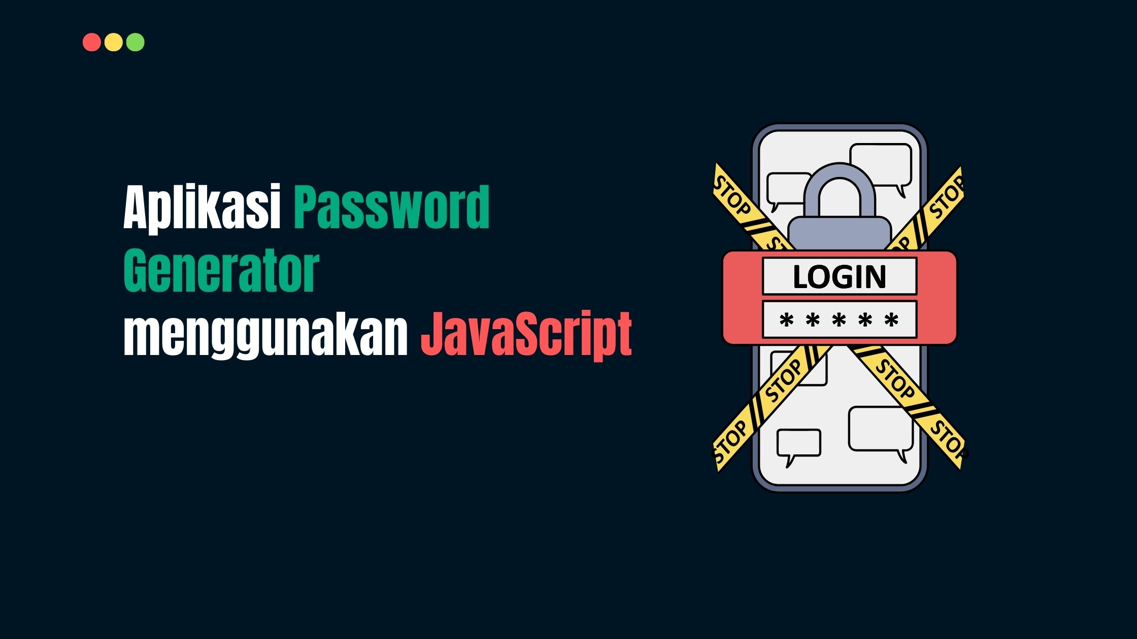 Membuat Aplikasi Password Generator dengan JavaScript