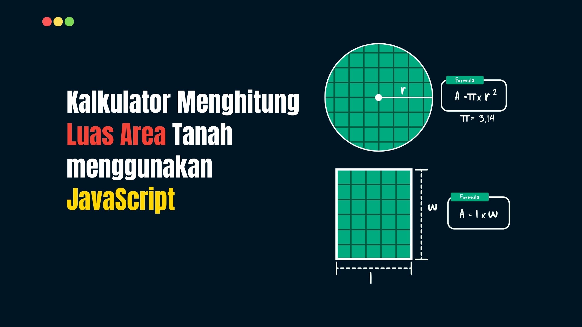 Kalkulator Menghitung Luas Area Tanah