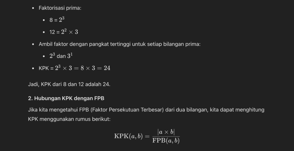 faktor prima